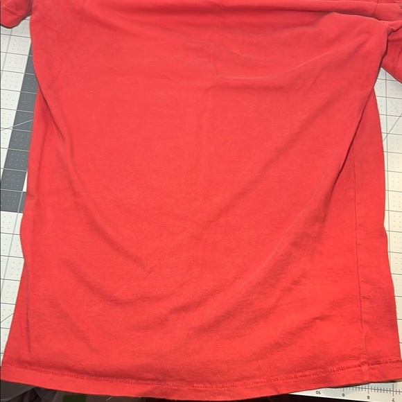 American Eagle Outfitters Red Tee with Blue Graphic - Picture 9 of 9